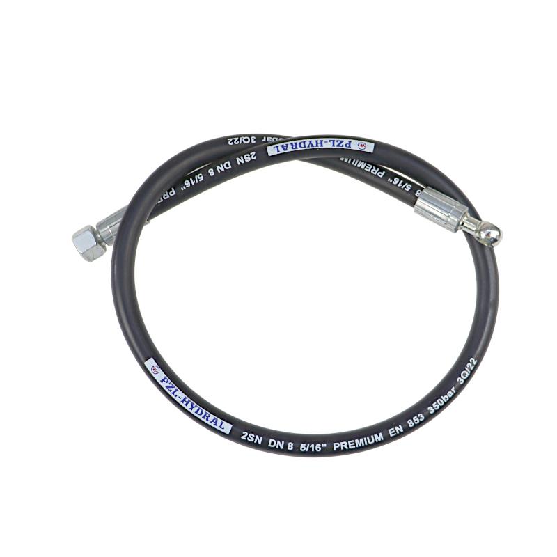 Przewód Hydrauliczny Dn08 350bar Gwint Wewnętrzny M18x1,5 Prosta Oczko