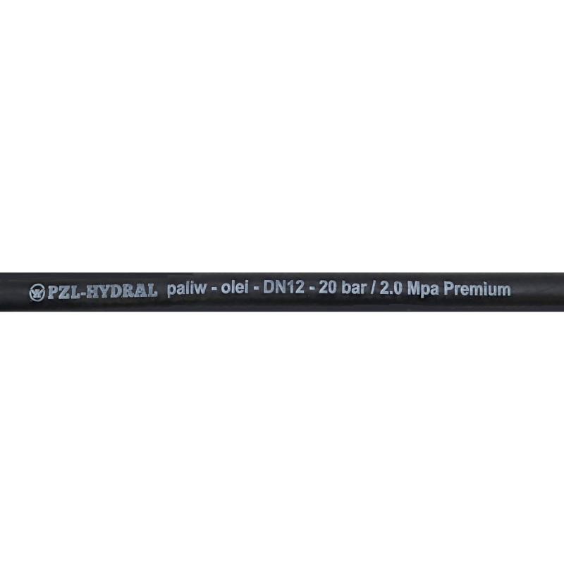 Wąż Do Paliw Olei Dn12 Fi-12 20 Bar 2.0 Odcinek 1,5m Pzl-Hydral