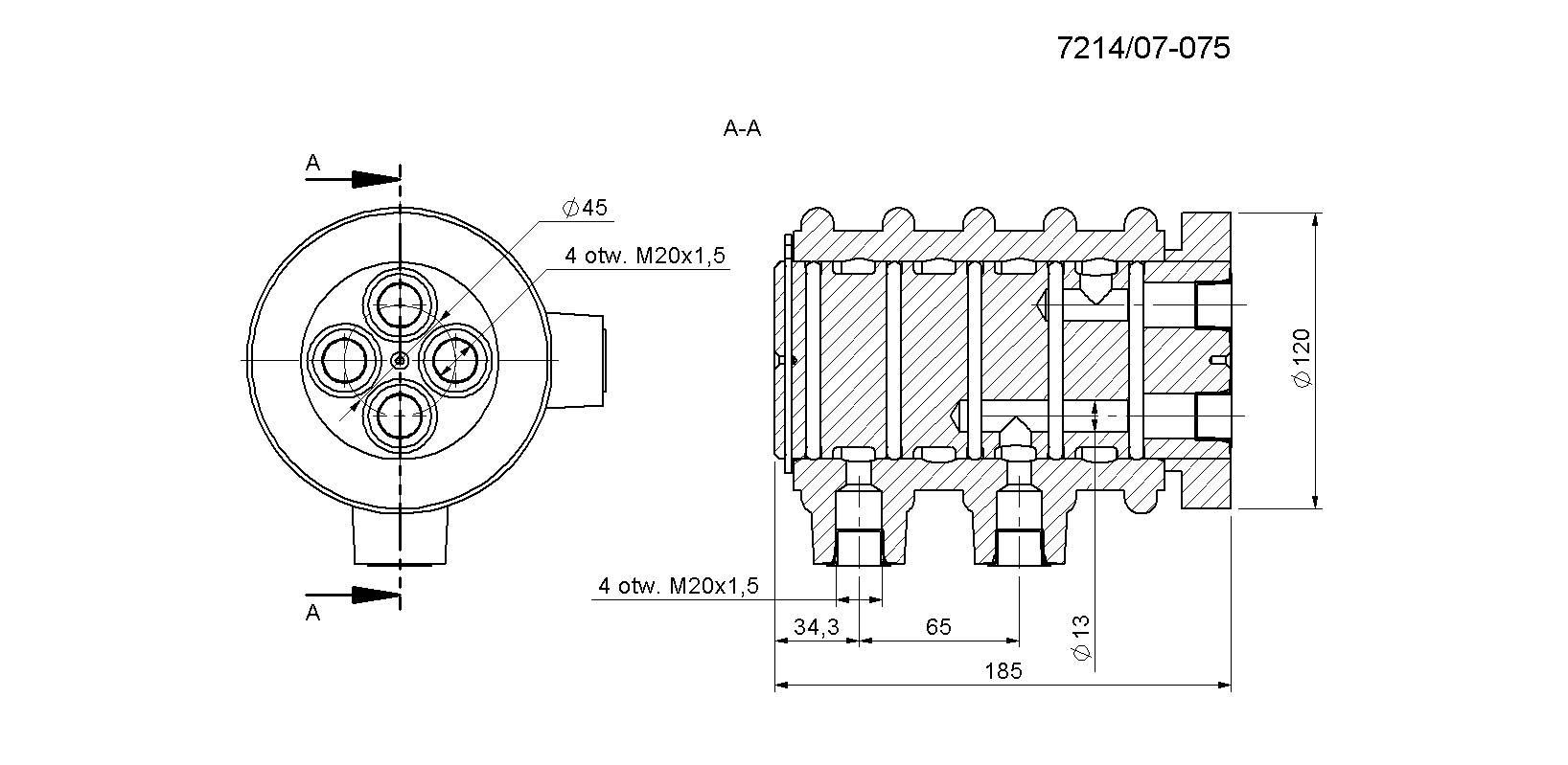 Przegub Hydrauliczny Kompletny Ładowacz Cyklop Rolmus - zdjęcie 2
