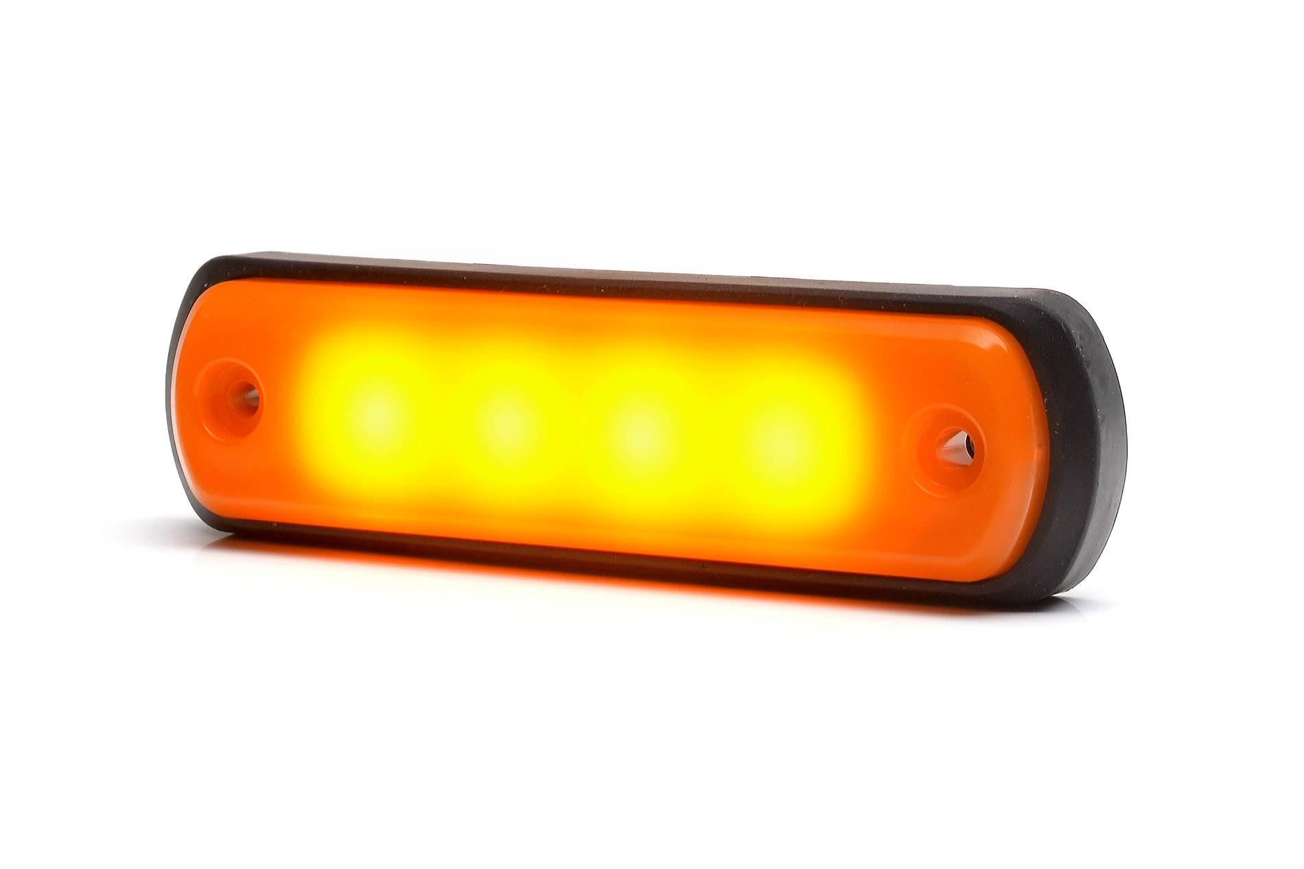 Lampa Obrysowa Pozycyjna Boczna W189n Led 12v/24v Pomarańczowa