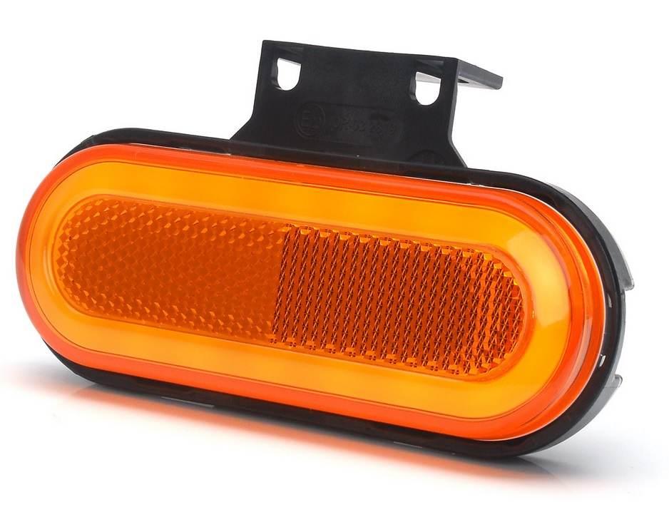 Lampa Obrysowa Pozycyjna Boczna W198 Led 12/24v Pomarańczowa