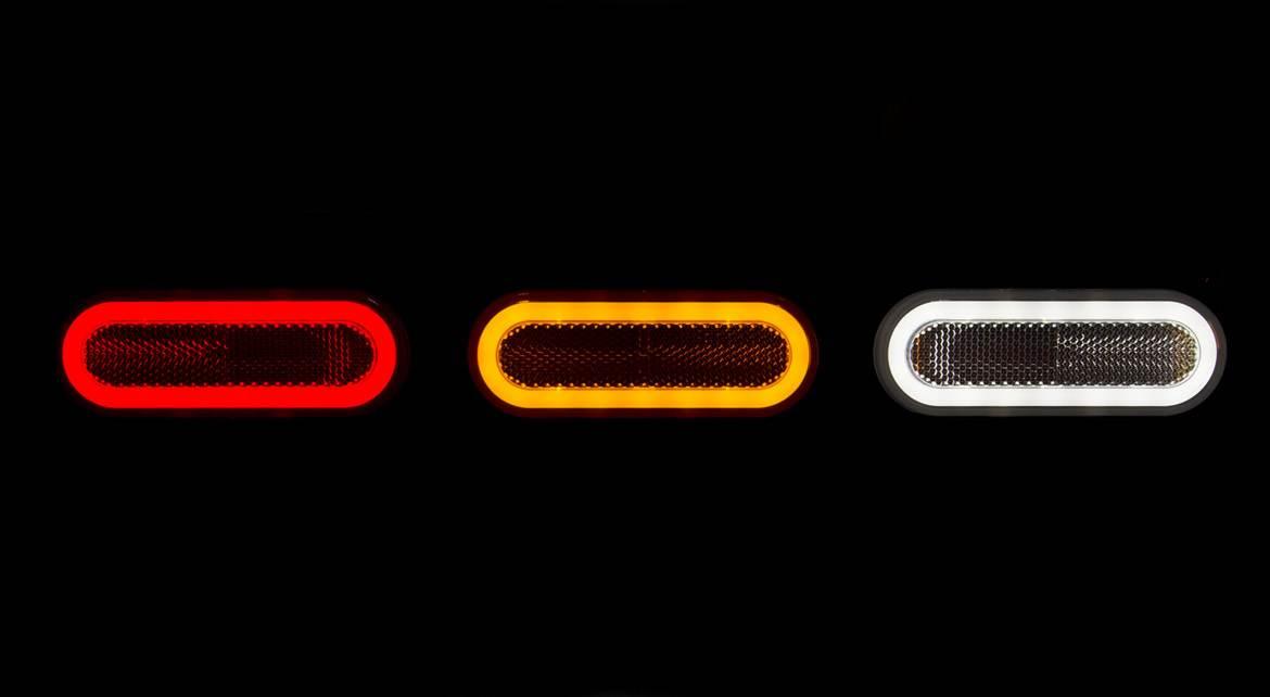 Lampa Obrysowa Pozycyjna Boczna W198 Led 12/24v Pomarańczowa - zdjęcie 4