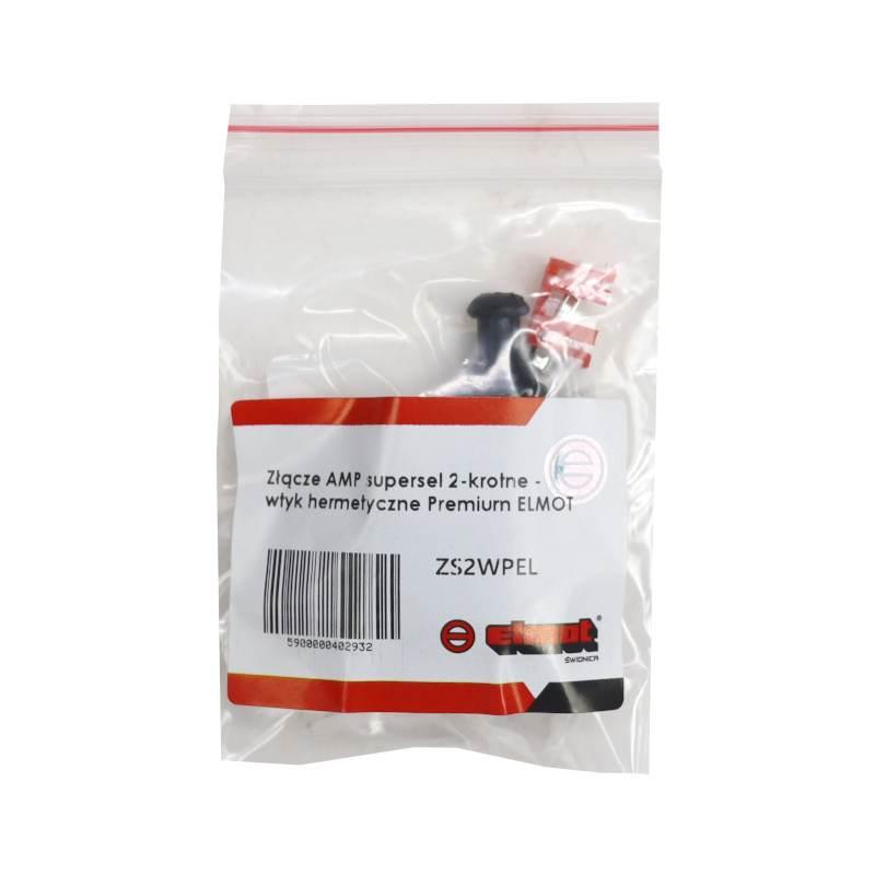 Złącze Amp Superseal 2-Krotne Wtyk Hermetyczne Premium Elmot - zdjęcie 4