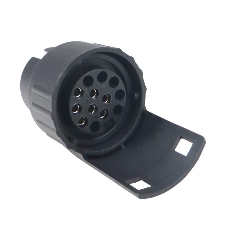 Adapter Przejściówka Gniazda Złącza 7/13 12v Wtyki Niklowane Premium Elmot