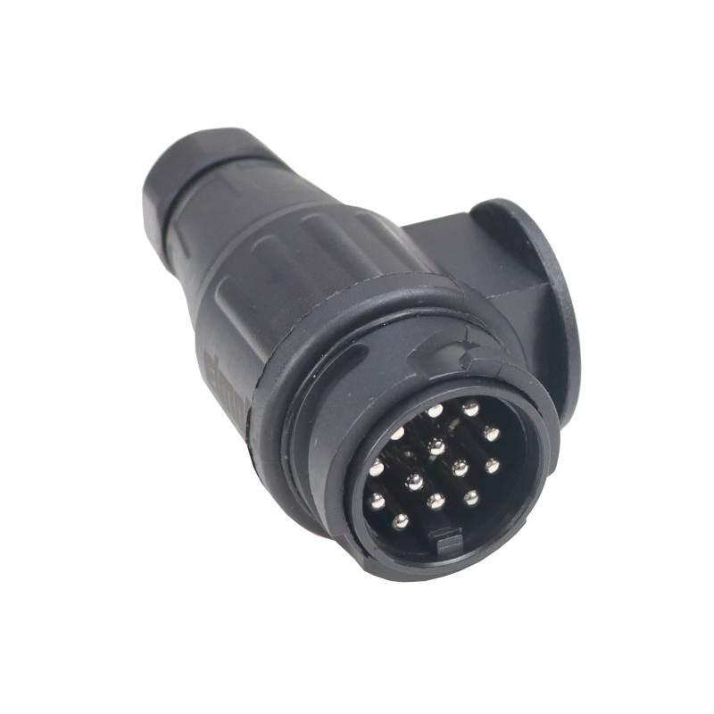 Wtyczka Elektryczna 13-Pin 12v Wtyki Niklowane Premium Elmot