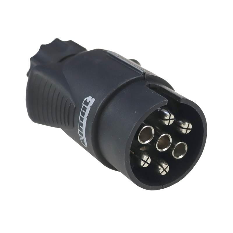 Wtyczka Elektryczna 7-Pin 12v Plastikowa Wtyki Niklowana Premium Elmot - zdjęcie 2