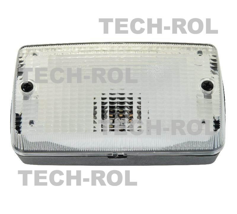 Lampa cofania prostokątna 140 mm 75 mm 12V 24V 21W LA1.02104.01 Wesem
