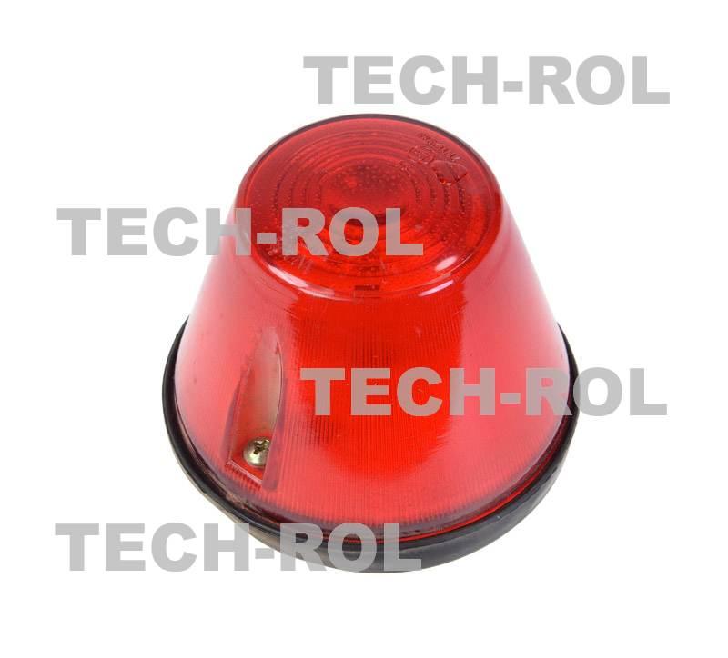 Lampa hamowania "stop" czerwona WE93;12V 24V Bizon 5040360850 16 Waś