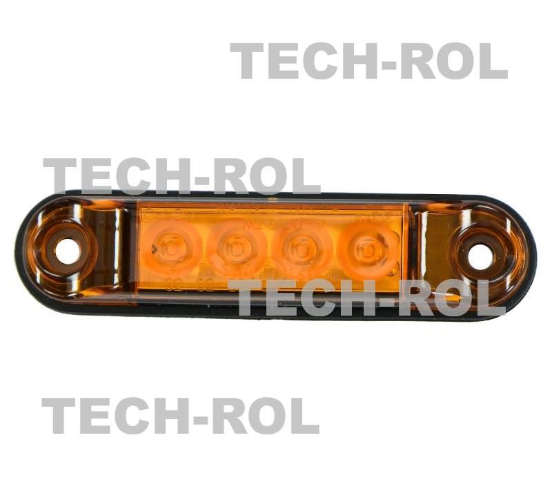 Lampa pozycyjna diodowa boczna uniwersalna 12V 24V LD2328 Horpol