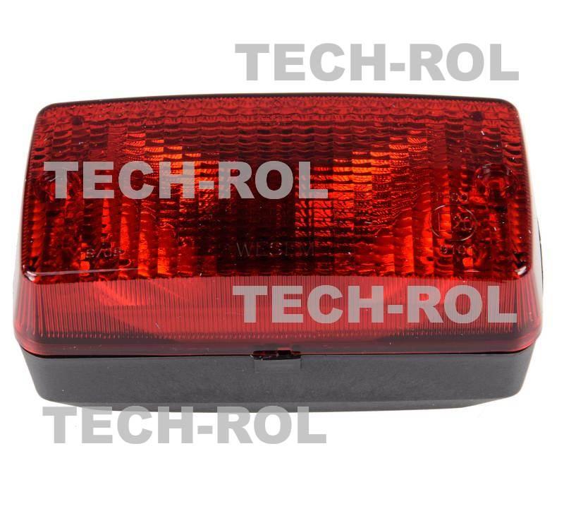 Lampa przeciwmgłowa prostokątna 140 mm 75 mm 12V 24V 21W LA1.02004.01