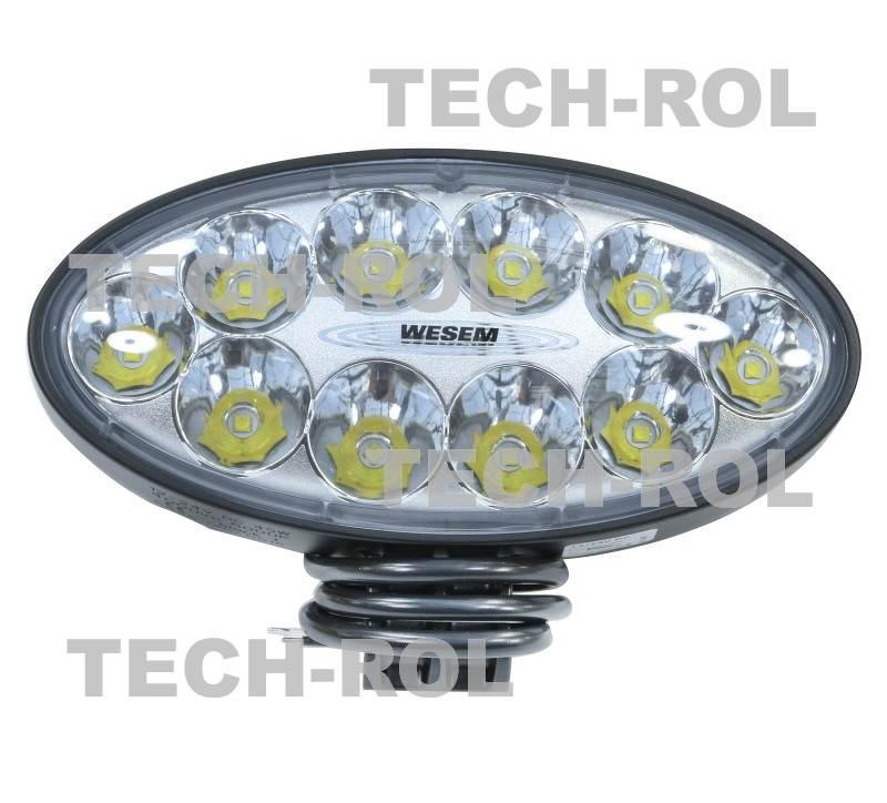 Lampa robocza diodowa elipsa 10 led x 4W 40W 12V 24V 4000 lm 5700