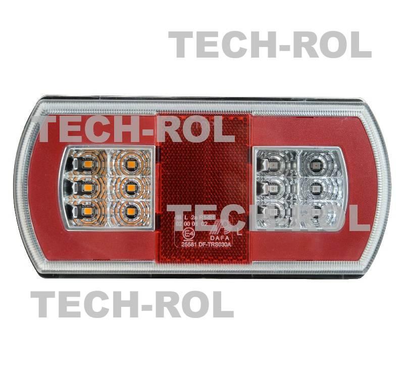 Lampa zespolona diodowa tylna lewa kierunkowskaz pozycja stop 12V 24V