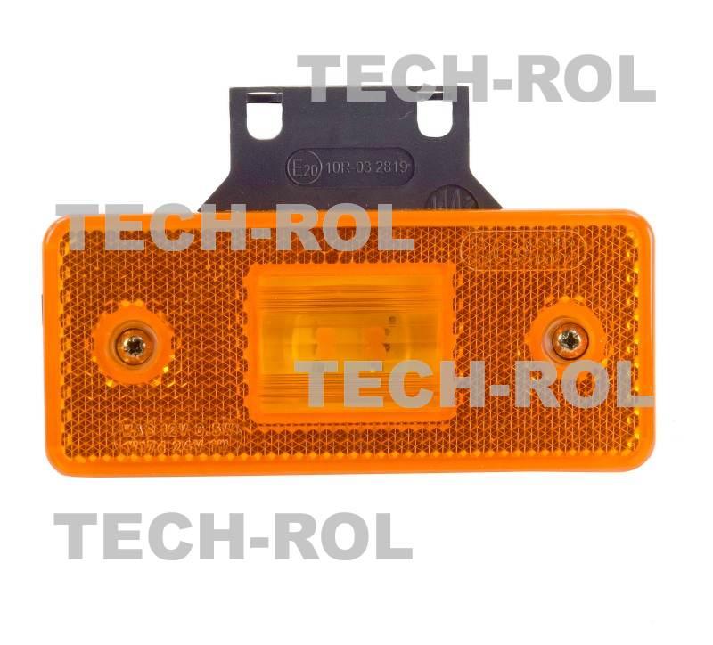 Lampa zespolona obrysowa diodowa boczna uniwersalna 12V 24V 101Z W17D
