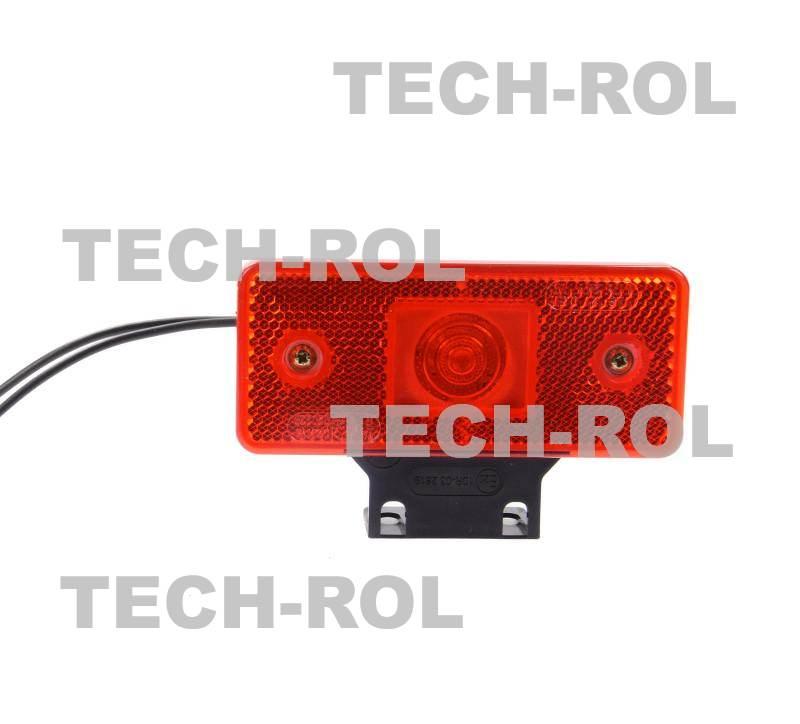 Lampa zespolona obrysowa diodowa tylna uniwersalna 12V 24V 103Z W17D Waś
