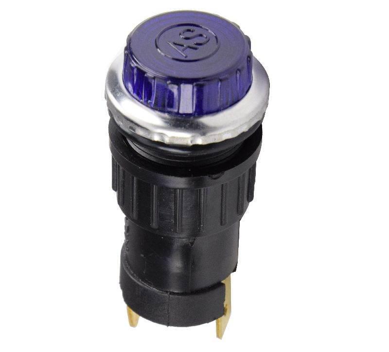 Lampka kontrolna niebieska 12V 24 V 50957081 APARTS 5szt