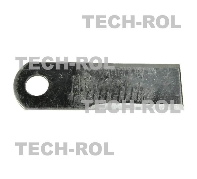 Nożyk ruchomy rozdrabniacza sieczkarni 163x50x3mm otwór Q-22mm 1-sztuka