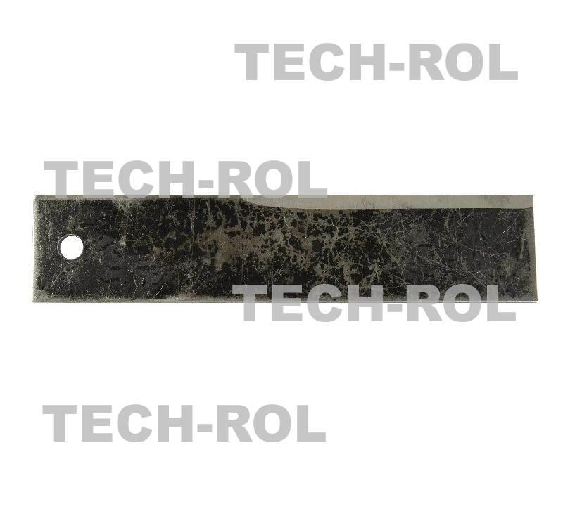 Nożyk stały rozdrabniacza 186x40x3mm otwór-9mm 1-sztuka Dyminy Żukowo
