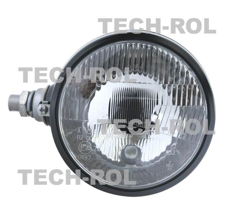 Reflektor przedni lewy metalowy R2 12V 24V światła mijania drogowe