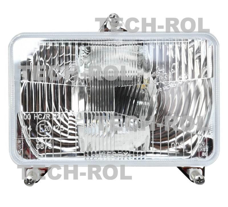 Reflektor przedni uniwersalny H4 12V 24V światła mijania drogowe 168mm