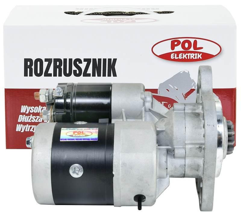 Rozrusznik z reduktorem 12V 2,7kW napęd zębnika 10 zębów MF-3