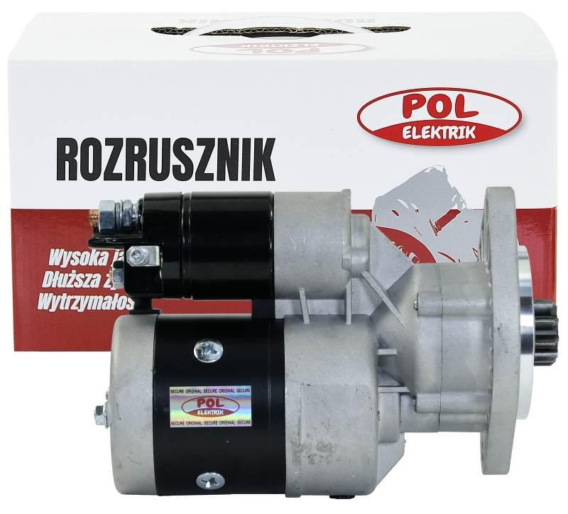 Rozrusznik z reduktorem 12V 2,7kW napęd zębnika 9 zębów Fendt Renault
