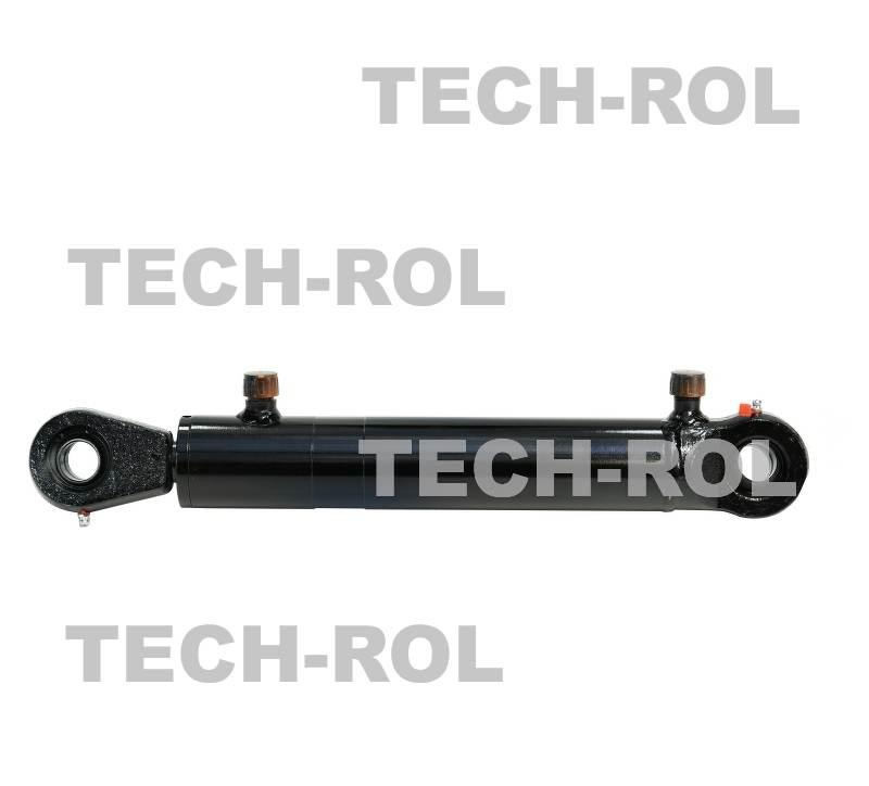 Siłownik hydrauliczny z uchem fi-25mm dwustronnego działania skok 200mm