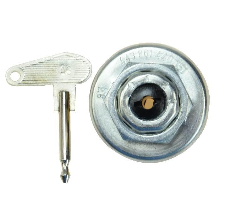 Stacyjka z kluczykiem metalową nakrętką 0-1-2-3 Zetor 59115613 5471300