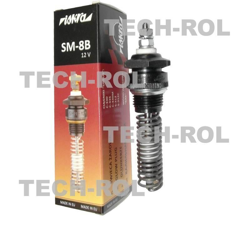 Świeca żarowa SM-8B ISKRA do C-330 50024641 SM8-B Produkt krajowy