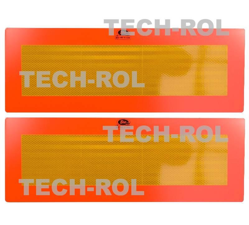 Tablica wyróżniająca odblaskowa 560mm/200mm komplet 2 sztuki 101-01W-83