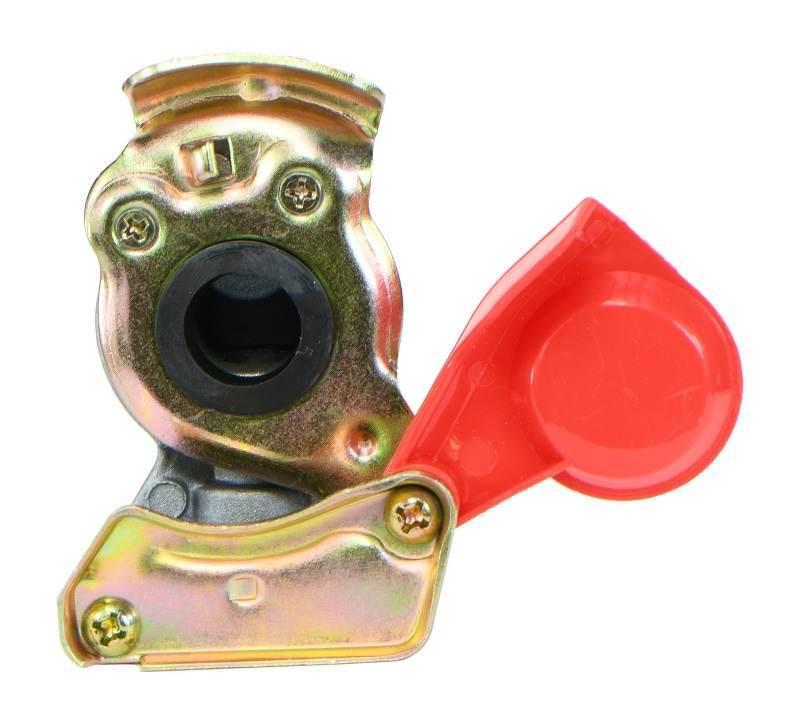Złącze powietrza twarde bez zaworu gwint M22 x 1,5 czerwone C-330 C-360