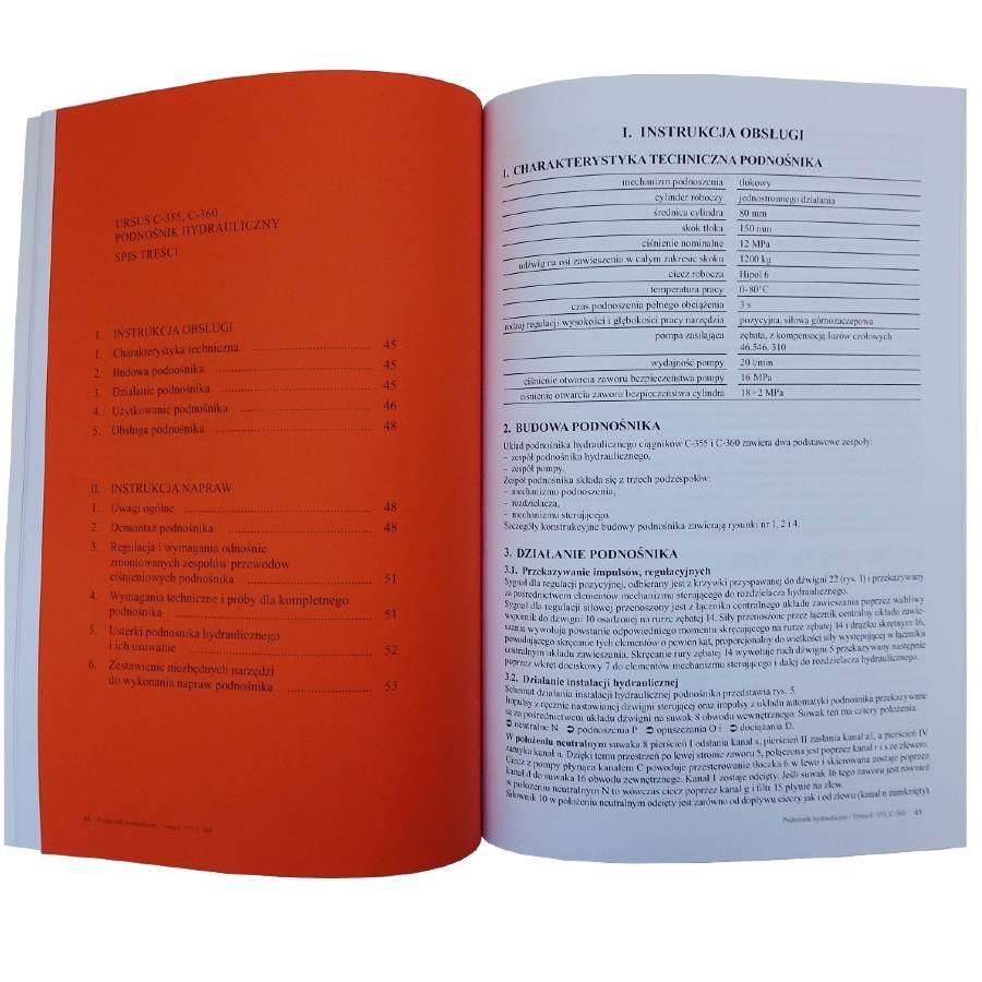 Instrukcja Obsługi I Napraw Podnośników Hydraulicznych C-330 C-335 C-355 - zdjęcie 2