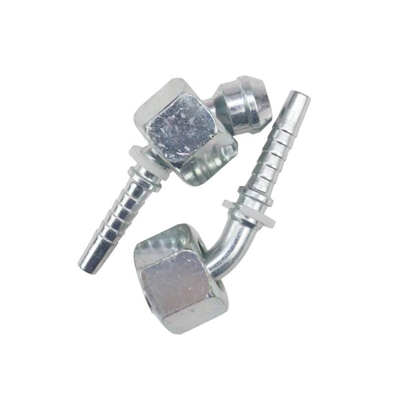 Końcówka Zakucie Hydrauliczne Dkr 45° Dn06 3/8" Premium Hydral 2szt - zdjęcie 4