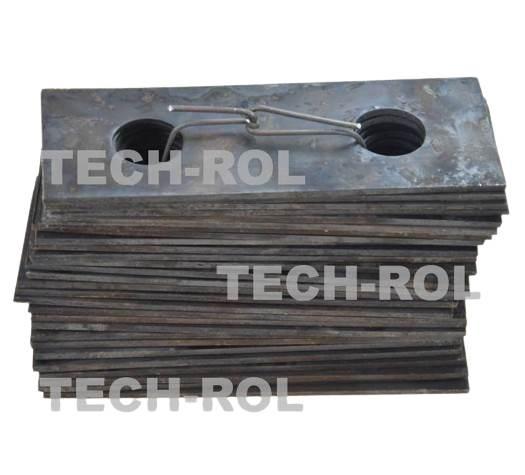 Bijaki głowicy 3x58x156 dwa otwory fi-24 mm w zestawie 28 sztuk wzmocnione