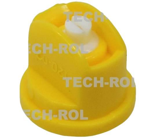 Dysza szczelinowa żółta 02;z wkładką ceramiczną Opryskiwacz AP120-02C