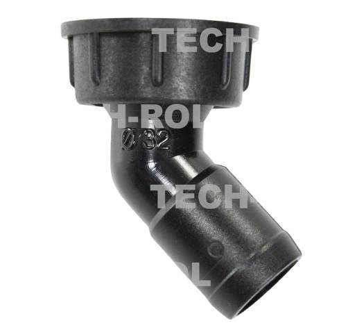 Kolano fi-32mm kąt 30-stopni z nakrętką do filtra ssawneogo typ 5szt