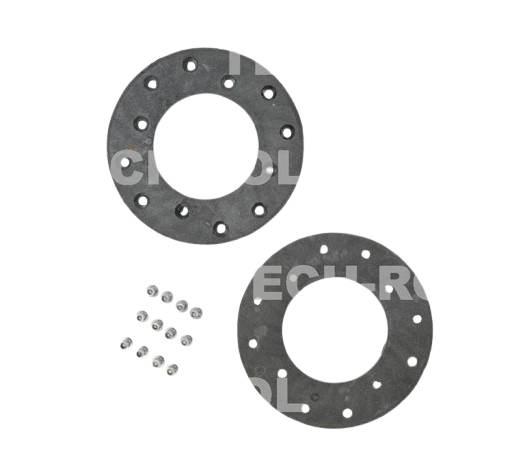 Komplet okładzin hamulca ręcznego fi-130mm 2 sztuki nity Bizon 5040240721