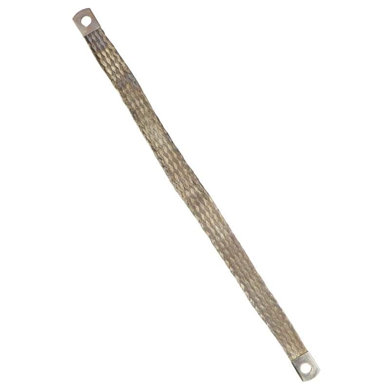 Przewód Masowy Oczka Fi-8mm Długość 340mm Miedziany Plecionka Uniwersalny