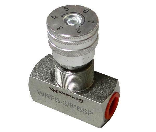 Zawór dławiący wrfb 90 3/8"bsp waryński | WRFB-3/8BSP