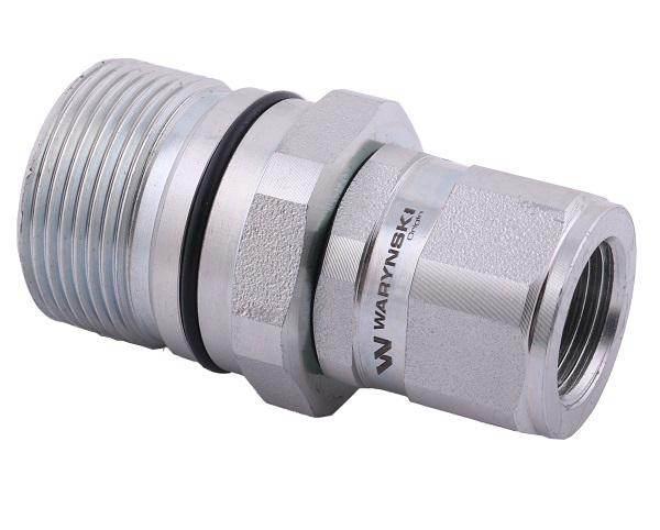 Szybkozłącze hydrauliczne skręcane gniazdo g1/2"bsp gwint wewnętrzny 300bar waryński