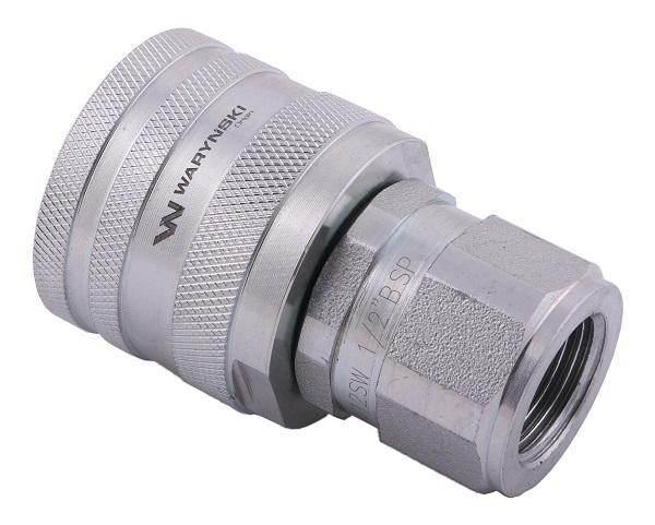 Szybkozłącze hydrauliczne skręcane wtyczka g1/2"bsp gwint wewnętrzny 300bar waryński
