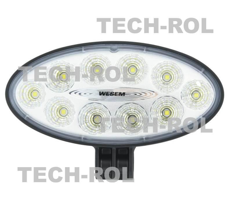 Lampa robocza diodowa elipsa 10 led x 4W 40W 12V 24V 4000 lm 5700