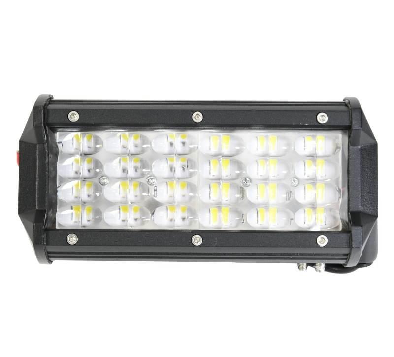 Lampa robocza diodowa prostokątna 24 led x 3W 72W 12V 24V 7200 lm