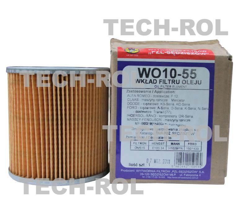 Wkład filtra oleju do MF New Holland WO1055X WO10-55X Sędziszów PZL
