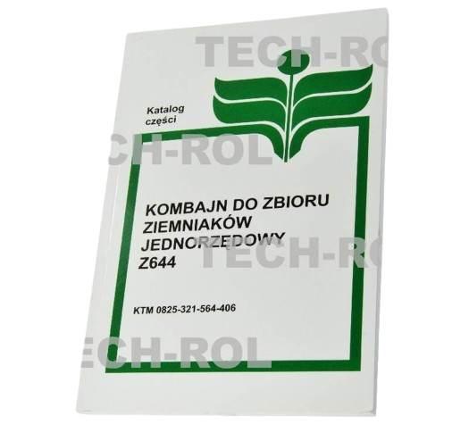 Katalog części zamiennych kombajn ziemniaczany ANNA Z644 5644000001