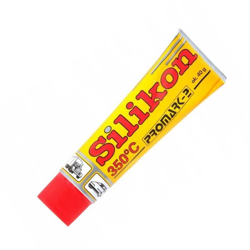 Silikon Wysokotemperaturowy W Tubce 40g Od 60 Do 350c Czerwony